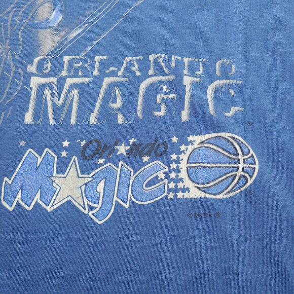Vintage Orlando Magic NBA Men's T-Shirt Size 4XL Distressed 90's Pure Magic USA - Picture 3 of 11